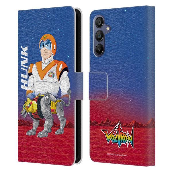 Voltron Character Art Hunk Leather Book Wallet Case Cover For Samsung Galaxy A15