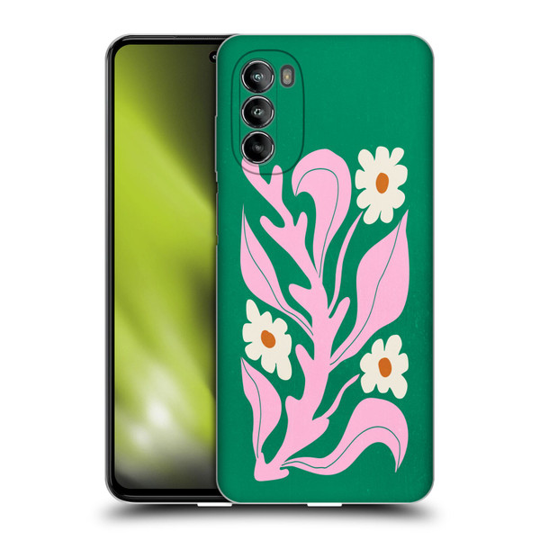 Ayeyokp Plants And Flowers Green Les Fleurs Color Soft Gel Case for Motorola Moto G82 5G