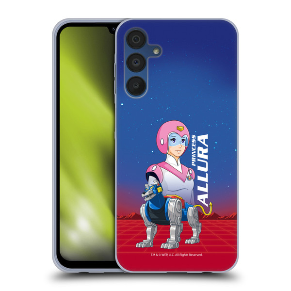 Voltron Character Art Princess Allura Soft Gel Case for Samsung Galaxy A15