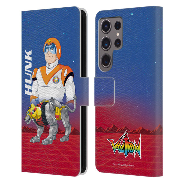 Voltron Character Art Hunk Leather Book Wallet Case Cover For Samsung Galaxy S24 Ultra 5G