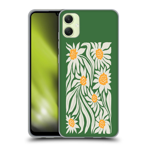 Ayeyokp Plants And Flowers Sunflowers Green Soft Gel Case for Samsung Galaxy A05