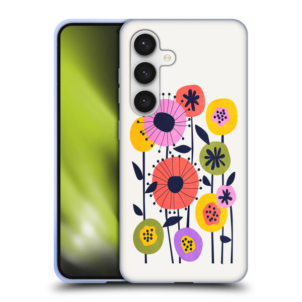 Ayeyokp Plants And Flowers Minimal Flower Market Soft Gel Case for Samsung Galaxy S24 5G