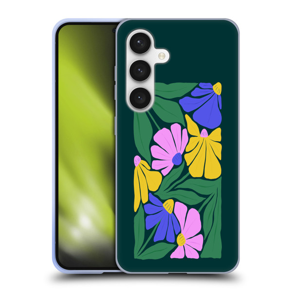 Ayeyokp Plants And Flowers Summer Foliage Flowers Matisse Soft Gel Case for Samsung Galaxy S24 5G