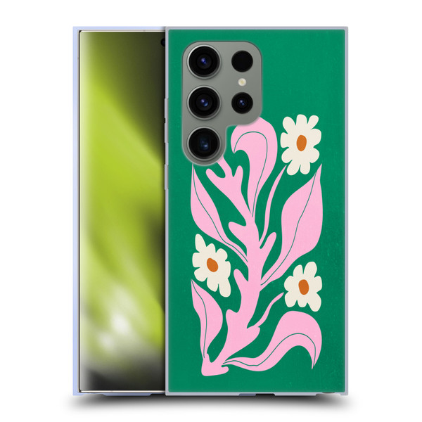 Ayeyokp Plants And Flowers Green Les Fleurs Color Soft Gel Case for Samsung Galaxy S24 Ultra 5G