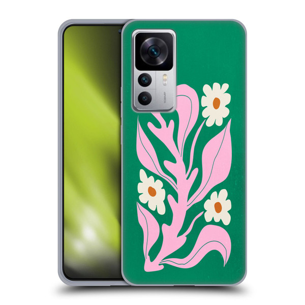 Ayeyokp Plants And Flowers Green Les Fleurs Color Soft Gel Case for Xiaomi 12T 5G / 12T Pro 5G / Redmi K50 Ultra 5G