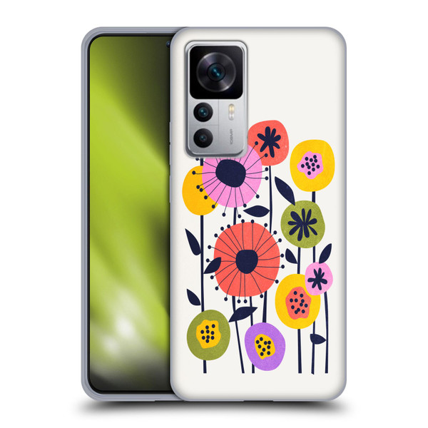 Ayeyokp Plants And Flowers Minimal Flower Market Soft Gel Case for Xiaomi 12T 5G / 12T Pro 5G / Redmi K50 Ultra 5G