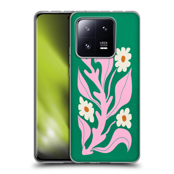 Ayeyokp Plants And Flowers Green Les Fleurs Color Soft Gel Case for Xiaomi 13 Pro 5G