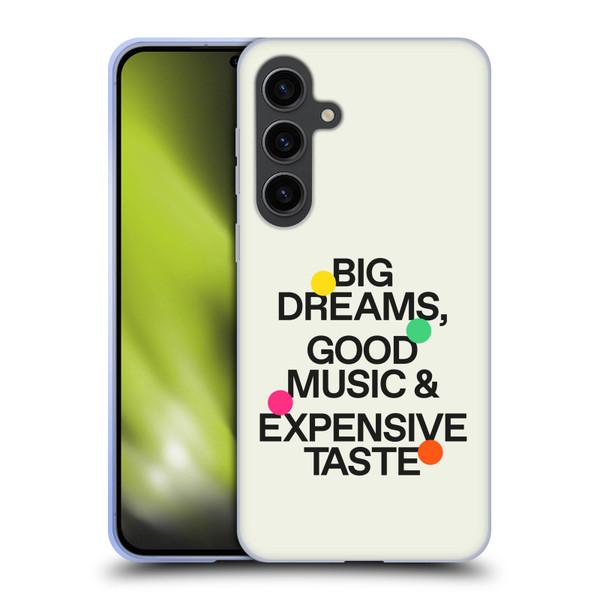 Ayeyokp Pop Big Dreams, Good Music Soft Gel Case for Samsung Galaxy S24+ 5G