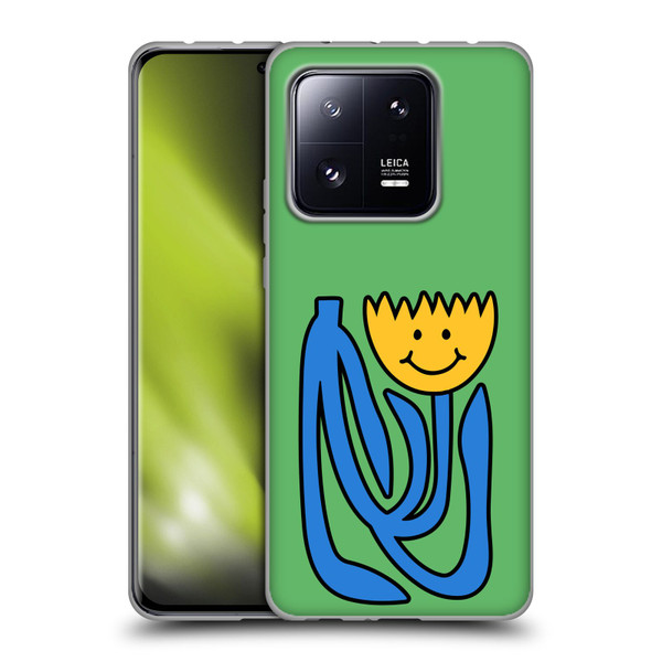 Ayeyokp Pop Flower Of Joy Green Soft Gel Case for Xiaomi 13 Pro 5G