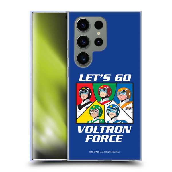 Voltron Graphics Go Voltron Force Soft Gel Case for Samsung Galaxy S24 Ultra 5G