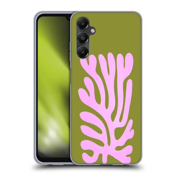 Ayeyokp Plant Pattern Abstract Soft Gel Case for Samsung Galaxy A05s