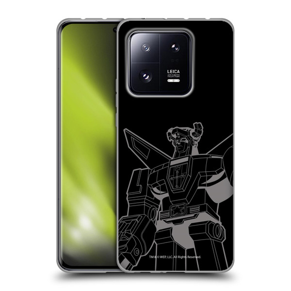 Voltron Graphics Oversized Black Robot Soft Gel Case for Xiaomi 13 Pro 5G
