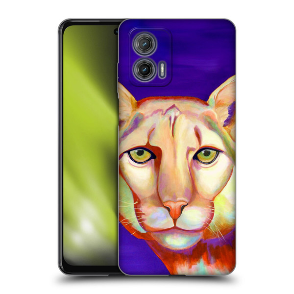 Jody Wright Animals Panther Soft Gel Case for Motorola Moto G73 5G