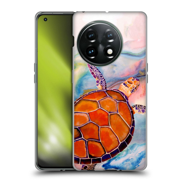 Jody Wright Animals Tranquility Sea Turtle Soft Gel Case for OnePlus 11 5G