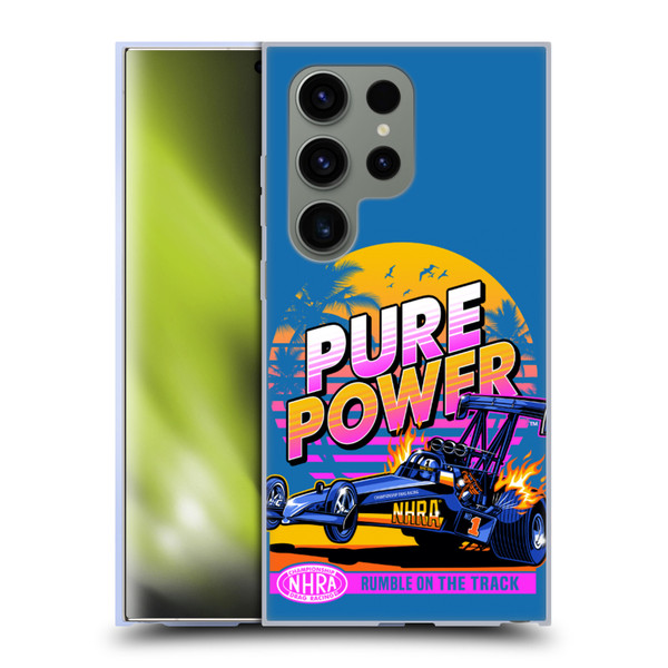 National Hot Rod Association Graphics Pure Power Soft Gel Case for Samsung Galaxy S24 Ultra 5G