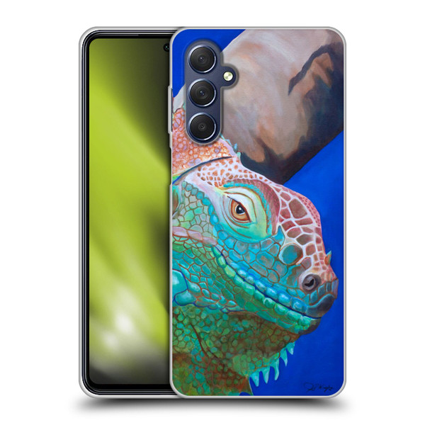 Jody Wright Animals Iguana Attitude Soft Gel Case for Samsung Galaxy M54 5G