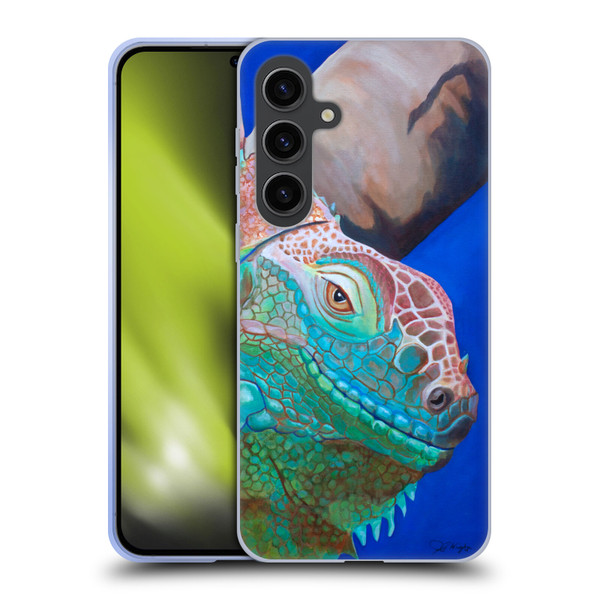 Jody Wright Animals Iguana Attitude Soft Gel Case for Samsung Galaxy S24+ 5G