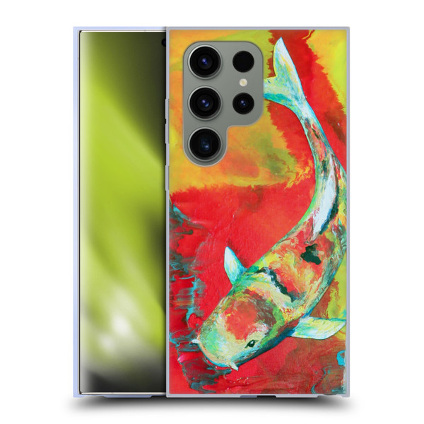 Jody Wright Animals Koi Fish Soft Gel Case for Samsung Galaxy S24 Ultra 5G