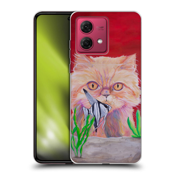 Jody Wright Dog And Cat Collection Infinite Possibilities Soft Gel Case for Motorola Moto G84 5G
