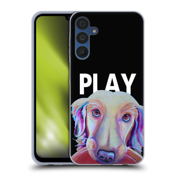 Jody Wright Dog And Cat Collection Playful Soft Gel Case for Samsung Galaxy A15