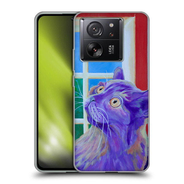 Jody Wright Dog And Cat Collection Just Outside The Window Soft Gel Case for Xiaomi 13T 5G / 13T Pro 5G
