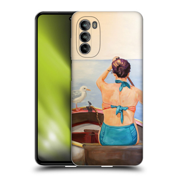 Jody Wright Life Around Us The Woman And Seagul Soft Gel Case for Motorola Moto G82 5G
