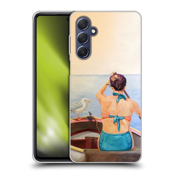 Jody Wright Life Around Us The Woman And Seagul Soft Gel Case for Samsung Galaxy M54 5G