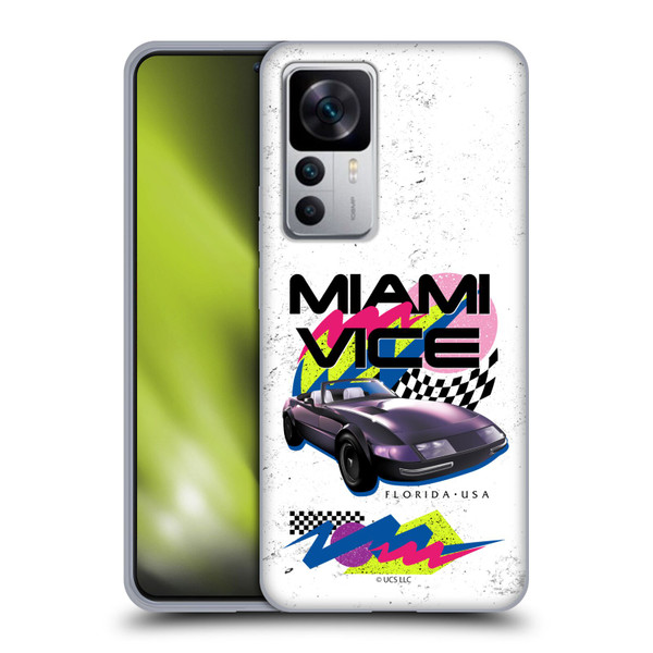 Miami Vice Art Car Soft Gel Case for Xiaomi 12T 5G / 12T Pro 5G / Redmi K50 Ultra 5G