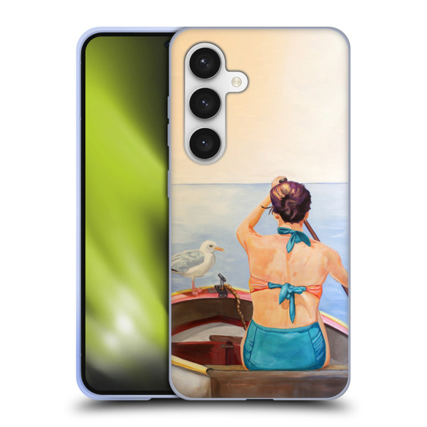 Jody Wright Life Around Us The Woman And Seagul Soft Gel Case for Samsung Galaxy S24 5G