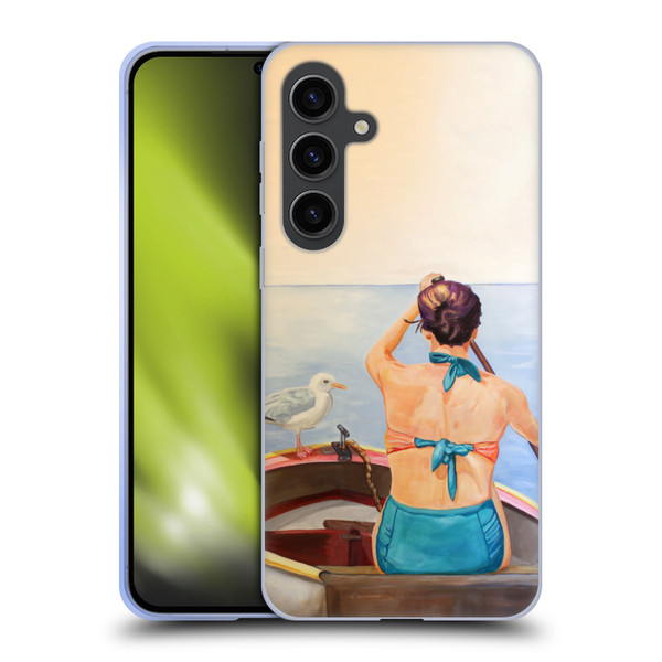 Jody Wright Life Around Us The Woman And Seagul Soft Gel Case for Samsung Galaxy S24+ 5G