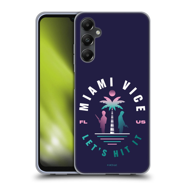 Miami Vice Graphics Let's Hit It Soft Gel Case for Samsung Galaxy A05s