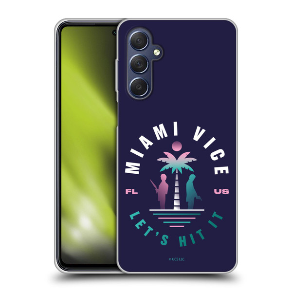 Miami Vice Graphics Let's Hit It Soft Gel Case for Samsung Galaxy M54 5G