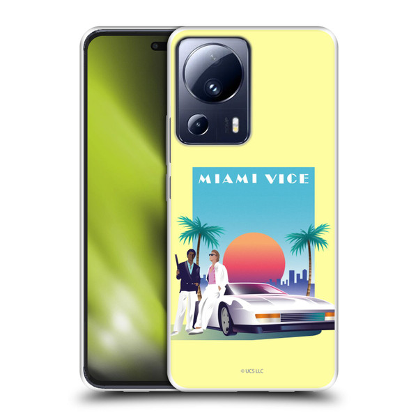Miami Vice Graphics Poster Soft Gel Case for Xiaomi 13 Lite 5G