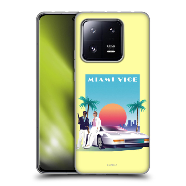 Miami Vice Graphics Poster Soft Gel Case for Xiaomi 13 Pro 5G