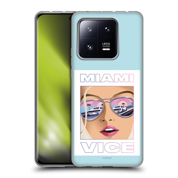 Miami Vice Graphics Reflection Soft Gel Case for Xiaomi 13 Pro 5G