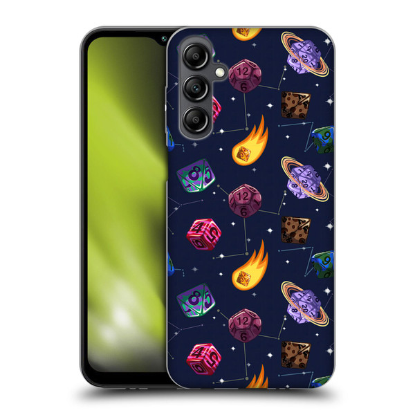 Carla Morrow Patterns Colorful Space Dice Soft Gel Case for Samsung Galaxy M14 5G
