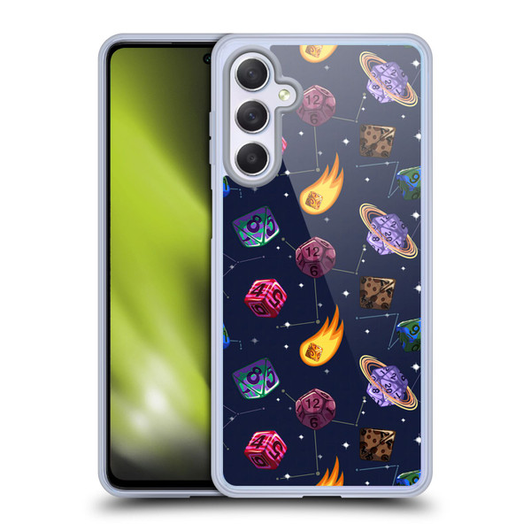 Carla Morrow Patterns Colorful Space Dice Soft Gel Case for Samsung Galaxy M54 5G