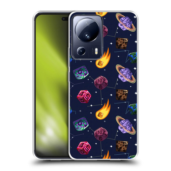 Carla Morrow Patterns Colorful Space Dice Soft Gel Case for Xiaomi 13 Lite 5G