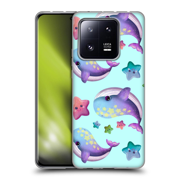 Carla Morrow Patterns Whale And Starfish Soft Gel Case for Xiaomi 13 Pro 5G