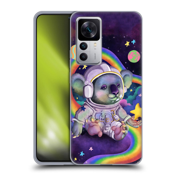Carla Morrow Rainbow Animals Koala In Space Soft Gel Case for Xiaomi 12T 5G / 12T Pro 5G / Redmi K50 Ultra 5G