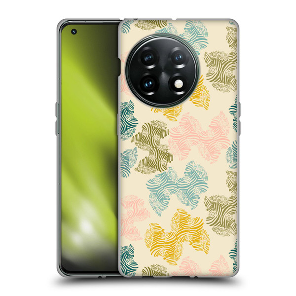 Gabriela Thomeu Art Zebra Green Soft Gel Case for OnePlus 11 5G