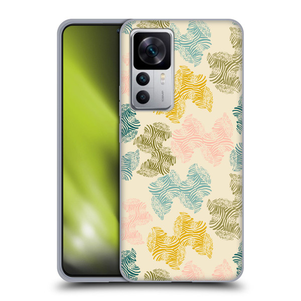 Gabriela Thomeu Art Zebra Green Soft Gel Case for Xiaomi 12T 5G / 12T Pro 5G / Redmi K50 Ultra 5G