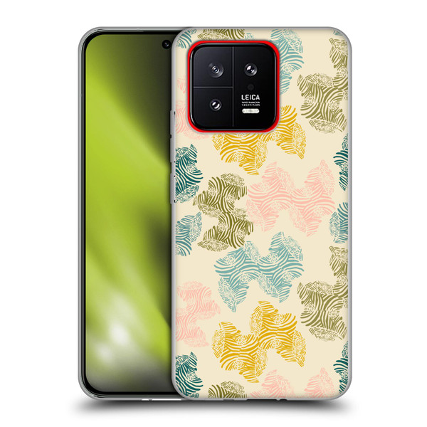 Gabriela Thomeu Art Zebra Green Soft Gel Case for Xiaomi 13 5G