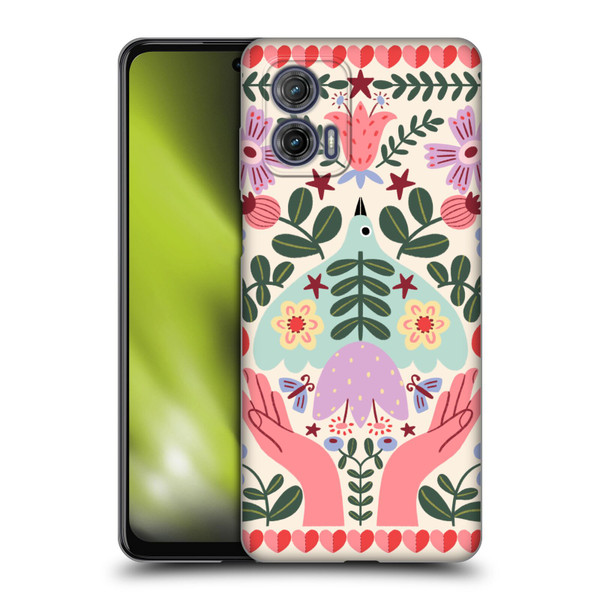 Gabriela Thomeu Floral Folk Flora Soft Gel Case for Motorola Moto G73 5G