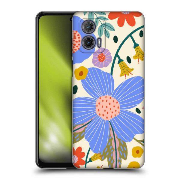 Gabriela Thomeu Floral Pure Joy - Colorful Floral Soft Gel Case for Motorola Moto G73 5G