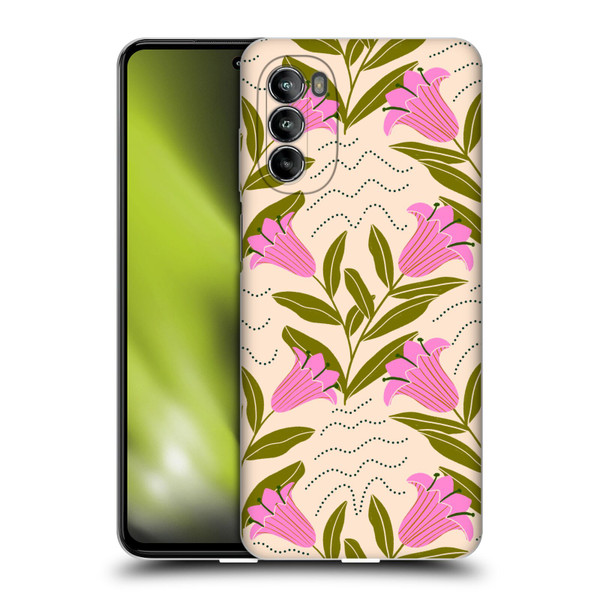 Gabriela Thomeu Floral Tulip Soft Gel Case for Motorola Moto G82 5G