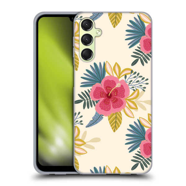 Gabriela Thomeu Floral Tropical Soft Gel Case for Samsung Galaxy A24 4G / Galaxy M34 5G