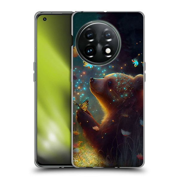 JK Stewart Art Bear Soft Gel Case for OnePlus 11 5G