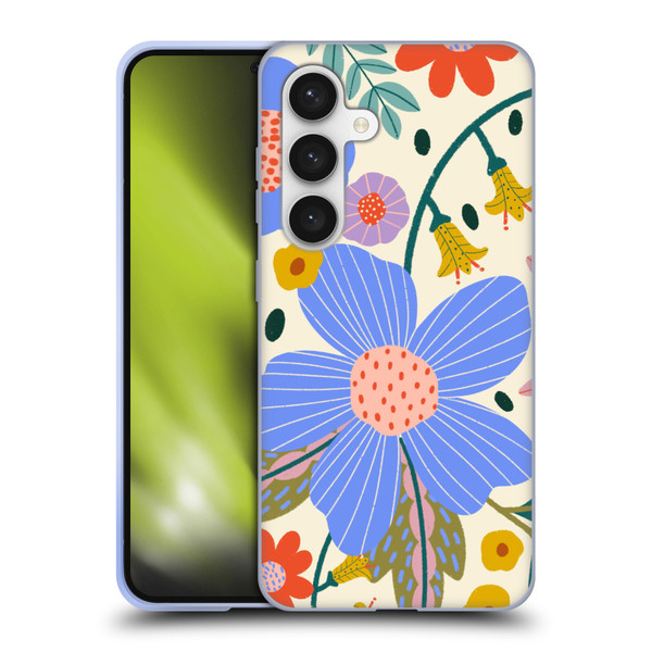 Gabriela Thomeu Floral Pure Joy - Colorful Floral Soft Gel Case for Samsung Galaxy S24 5G