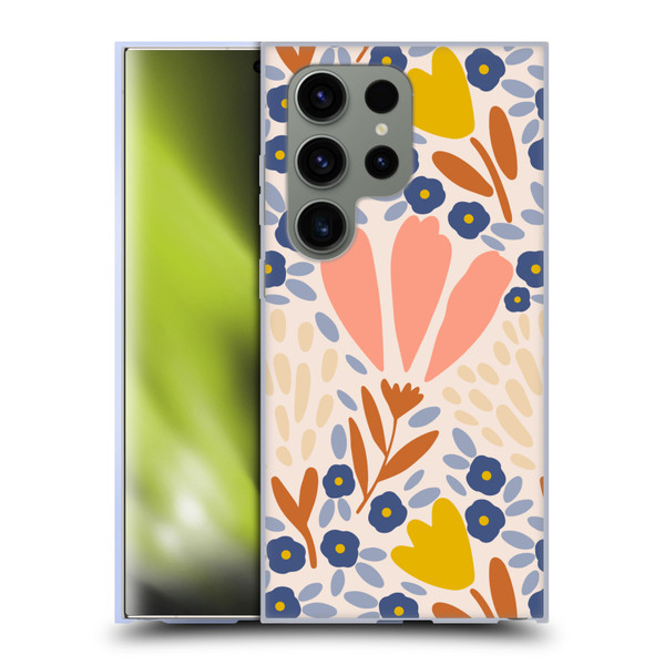 Gabriela Thomeu Floral Spring Flower Field Soft Gel Case for Samsung Galaxy S24 Ultra 5G